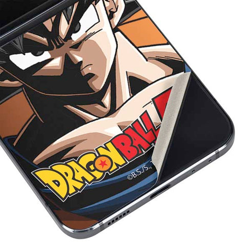 Dragon Ball Z Goku Portrait Galaxy Z Flip5 5G Skin